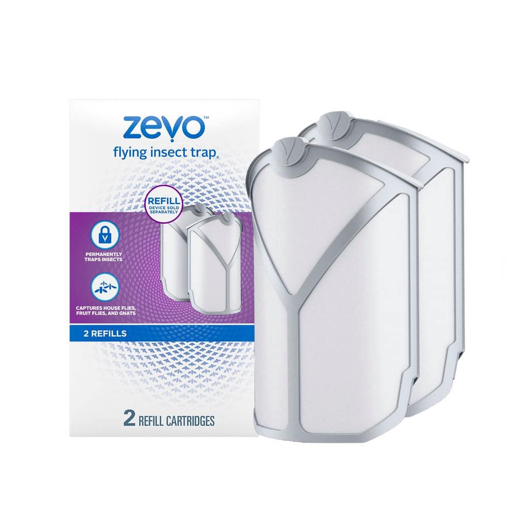 ZEVO Indoor Flying Insect Trap Refill Cartridges (2 Refill Cartridges)  83535452 - The Home Depot