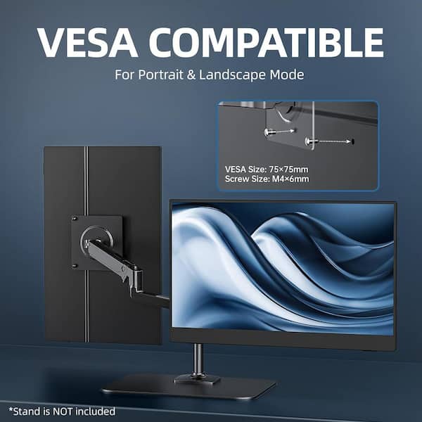 Lukyamzn Portable Monitor 15.6 in. 1080P Travel Monitor with