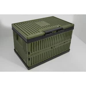 Foldable 37 Quart Cooler and Crate-Green