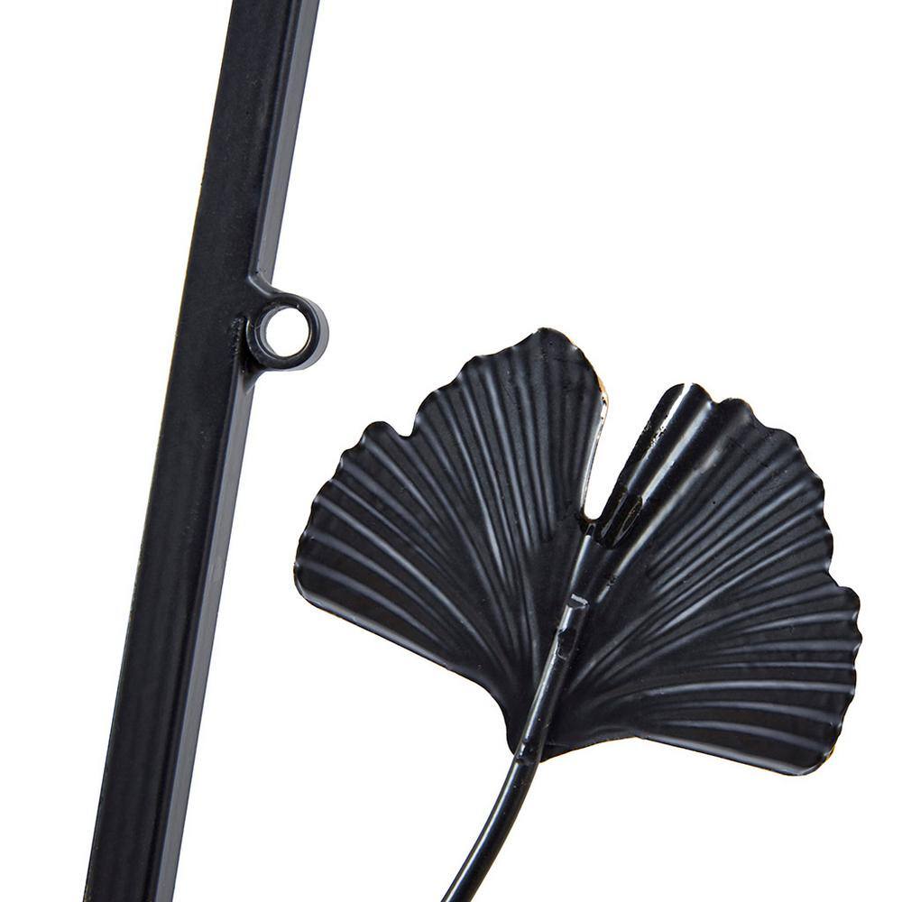 Golden Ginkgo Leaves 3-Piece Metal Wall Sculpture
