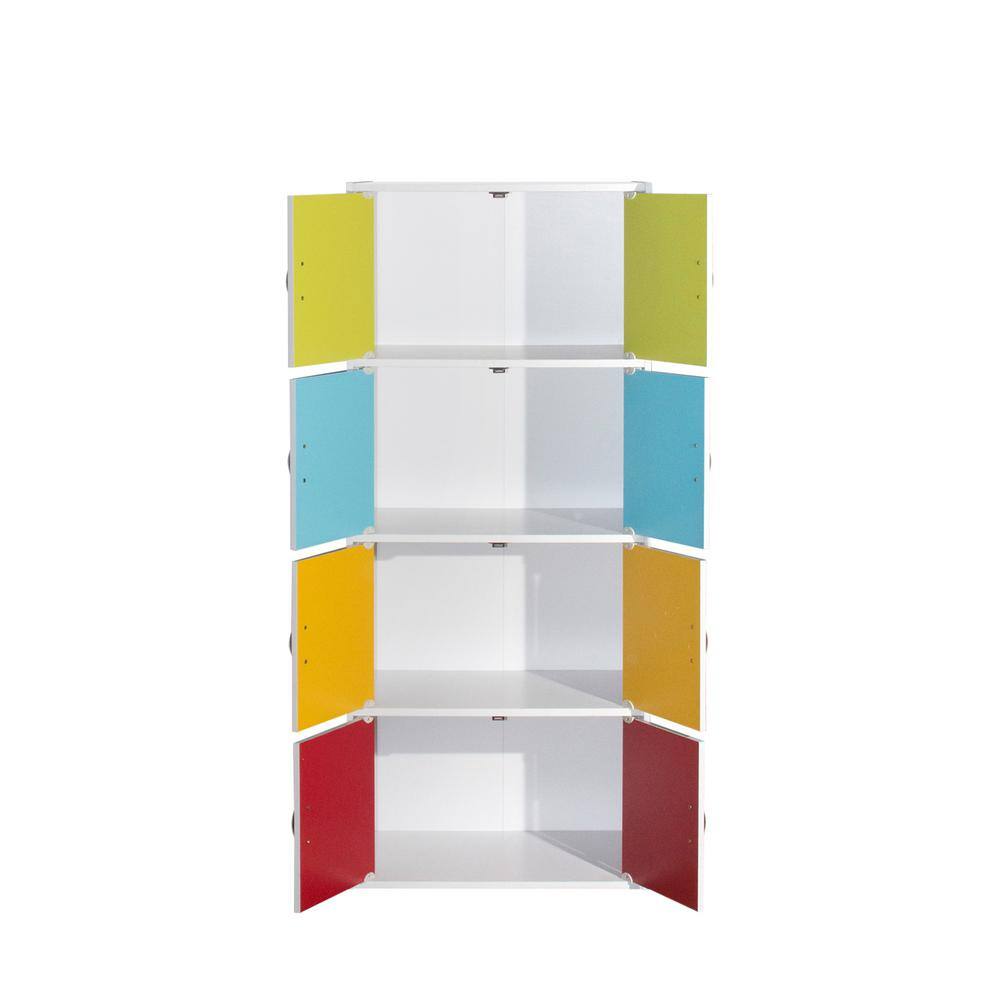 Rainbow 57'' Tall 8-Door Freestanding Storage Cabinet