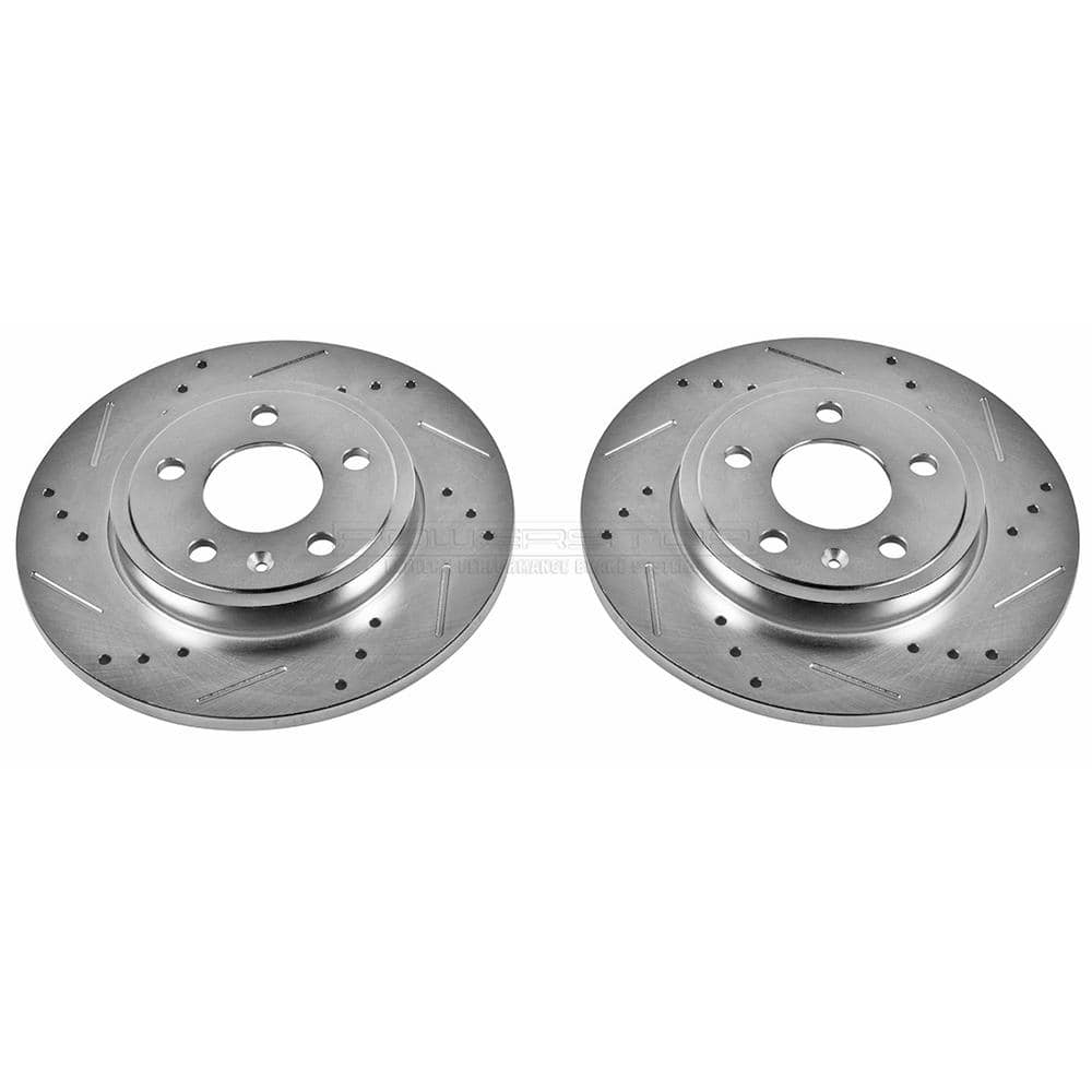 Power Stop Disc Brake Rotor Set Ebr Xpr The Home Depot