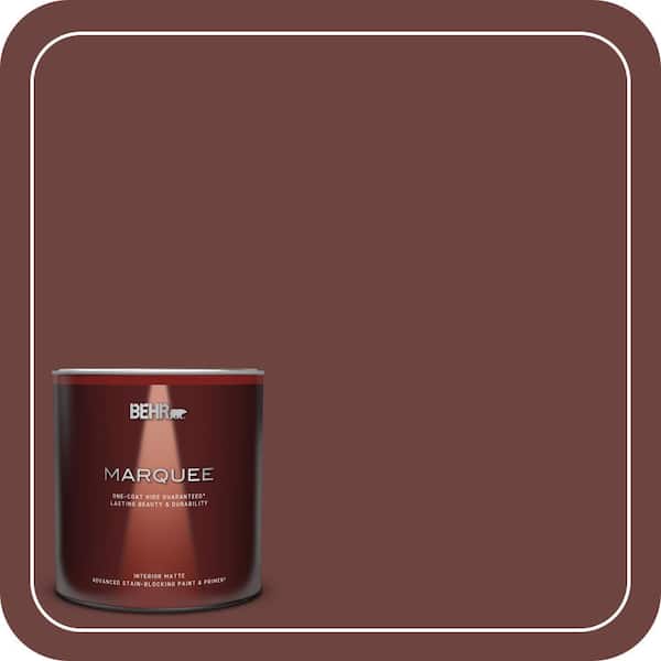 BEHR MARQUEE 1 qt. #ECC-31-3 Autumn Leaves Matte Interior Paint & Primer