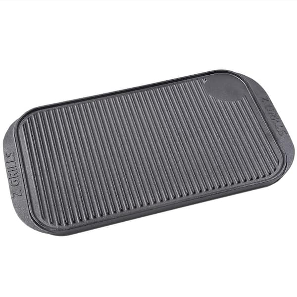 Z GRILLS Cast Iron Grill Griddle Plate Cooking Accessory ACC-GBF700S - The  Home Depot