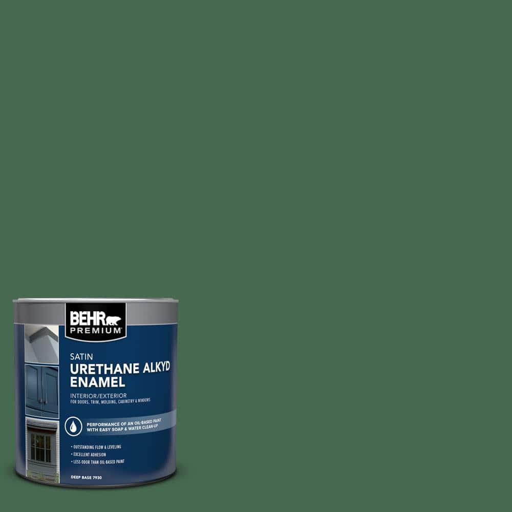 Reviews for BEHR PREMIUM 1 qt. M4107 Perennial Green Satin Enamel