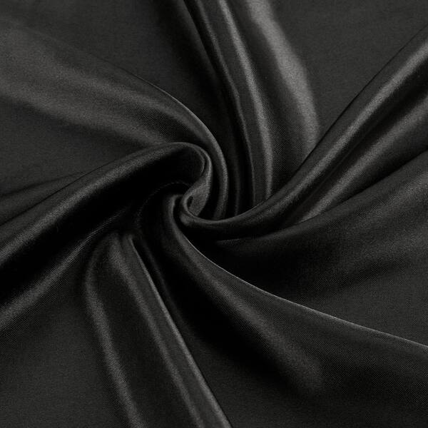 4-Piece Satin Queen Sheet Set, Black – Nemcor Inc. (US)