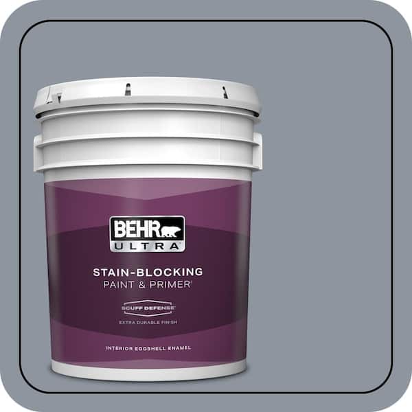 BEHR ULTRA 5 gal. #750F-4 Raging Sea Extra Durable Eggshell Enamel Interior Paint & Primer