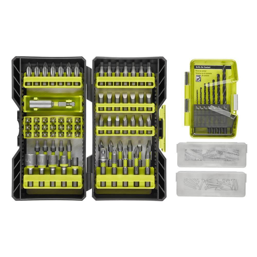 RYOBI Drill and Impact Rated Drive Kit (142-Piece) A981421 - The