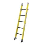 Werner 6 ft. Fiberglass Tapered Sectional Ladder with 375 lb. Load ...