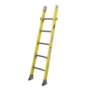6 ft. Fiberglass Tapered Sectional Ladder with 375 lb. Load Capacity Type IAA Duty Rating - Base Section