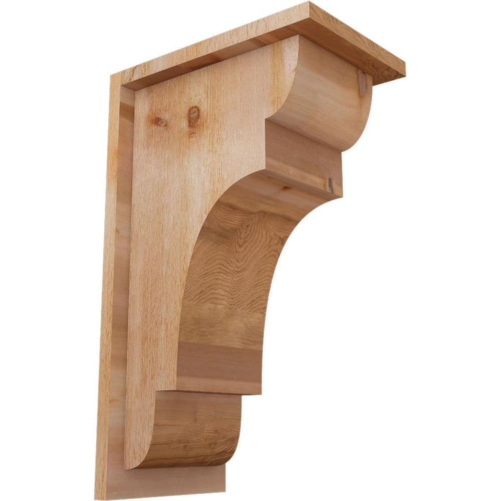 8 in. x 12 in. x 20 in. New Brighton Rough Sawn Western Red Cedar Corbel with Backplate price history on PriceWatchPro