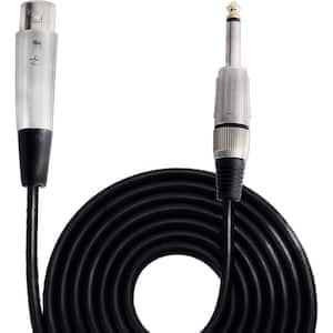 5 ft. Professional Audio Link Cable XLR Female to RCA Male Dual, Black