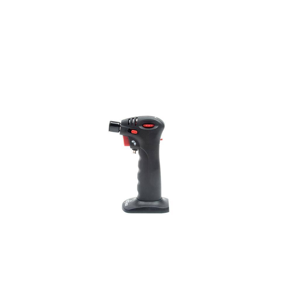 Black Butane Crème Brûlée Torch with Safety Lock