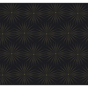 60.75 sq.ft. Black Starlight Wallpaper