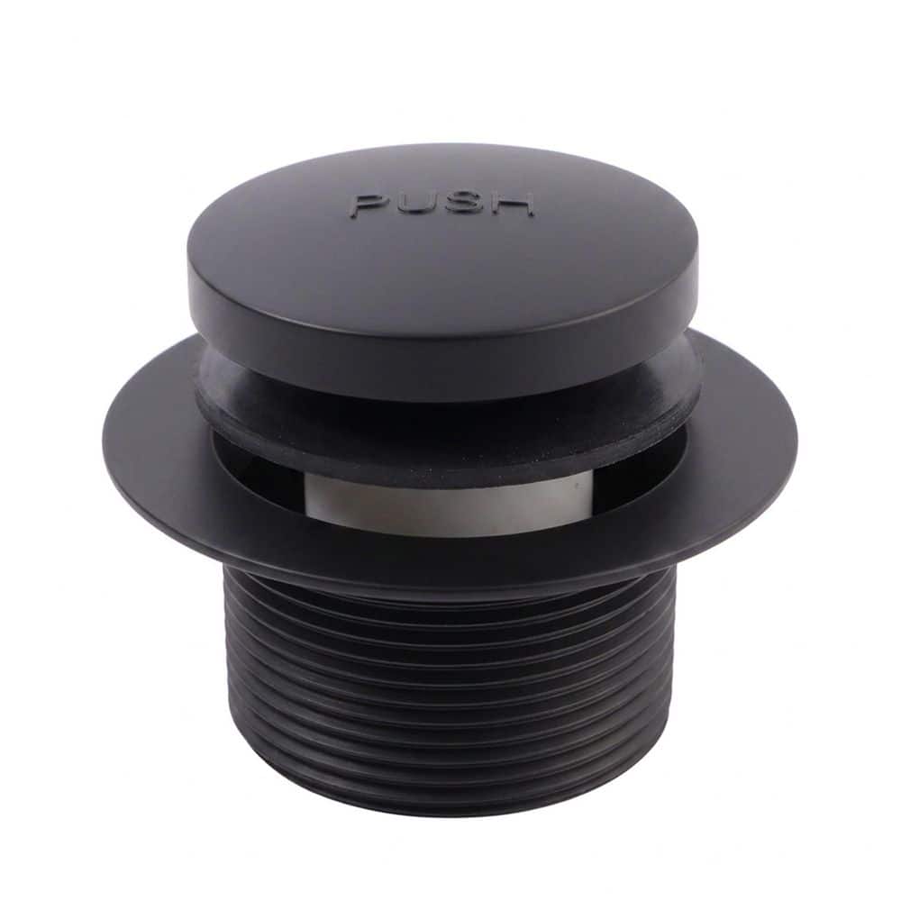 SUPPLYGIANT Tip Toe Bath Drain Assembly, 1-1/2 Inch Drain Stopper, Matte Black Finish price history on PriceWatchPro
