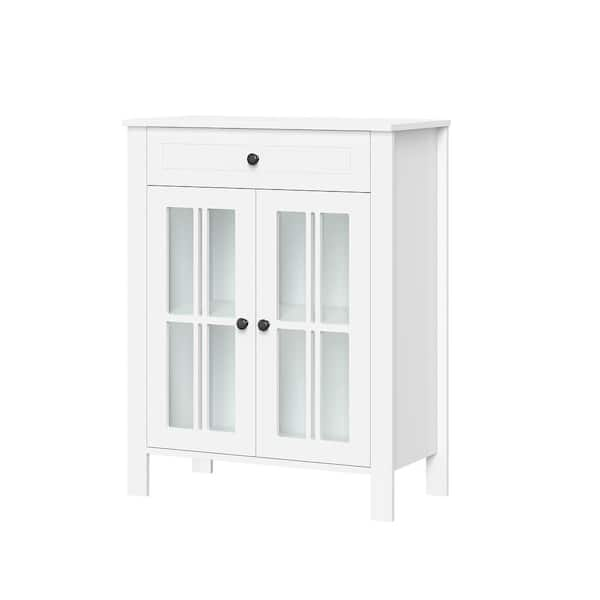 RiverRidge Prescott 11.75-in x 60-in x 13-in White Freestanding Soft Close  Linen Cabinet in the Linen Cabinets department at