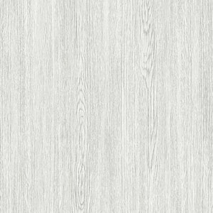 Light Grey Smooth Wood Grain Light Grey Paper Strippable Roll (Covers 57 sq. ft.)