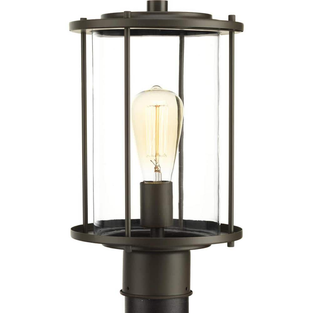 Progress Lighting Gunther Collection 1-Light Antique Bronze Clear Glass ...