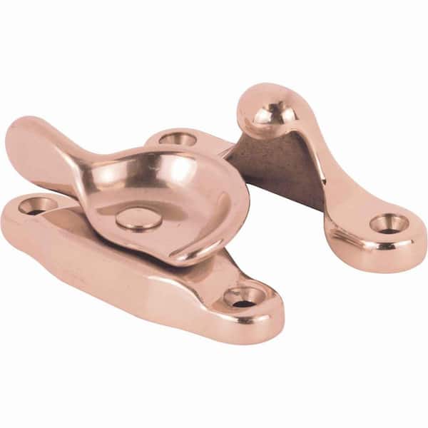 Prime-Line Solid Brass Metal Window Sash Lock with Keeper