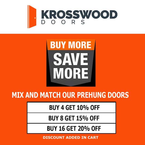 56 in. x 80 in. Craftsman Shaker 5-Panel Both Active MDF Solid Core Primed Wood Double Prehung Interior French Door