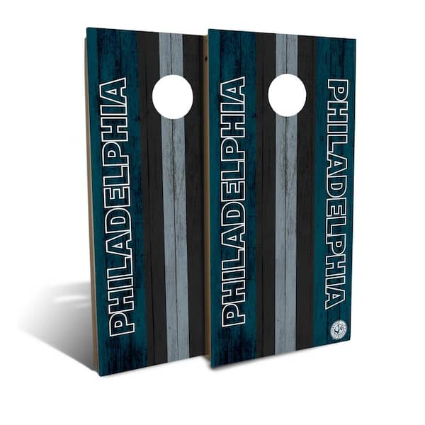 Slick Woody's Philadelphia Football Cornhole Board Set (Includes 8 Bags)  BY1345 - The Home Depot