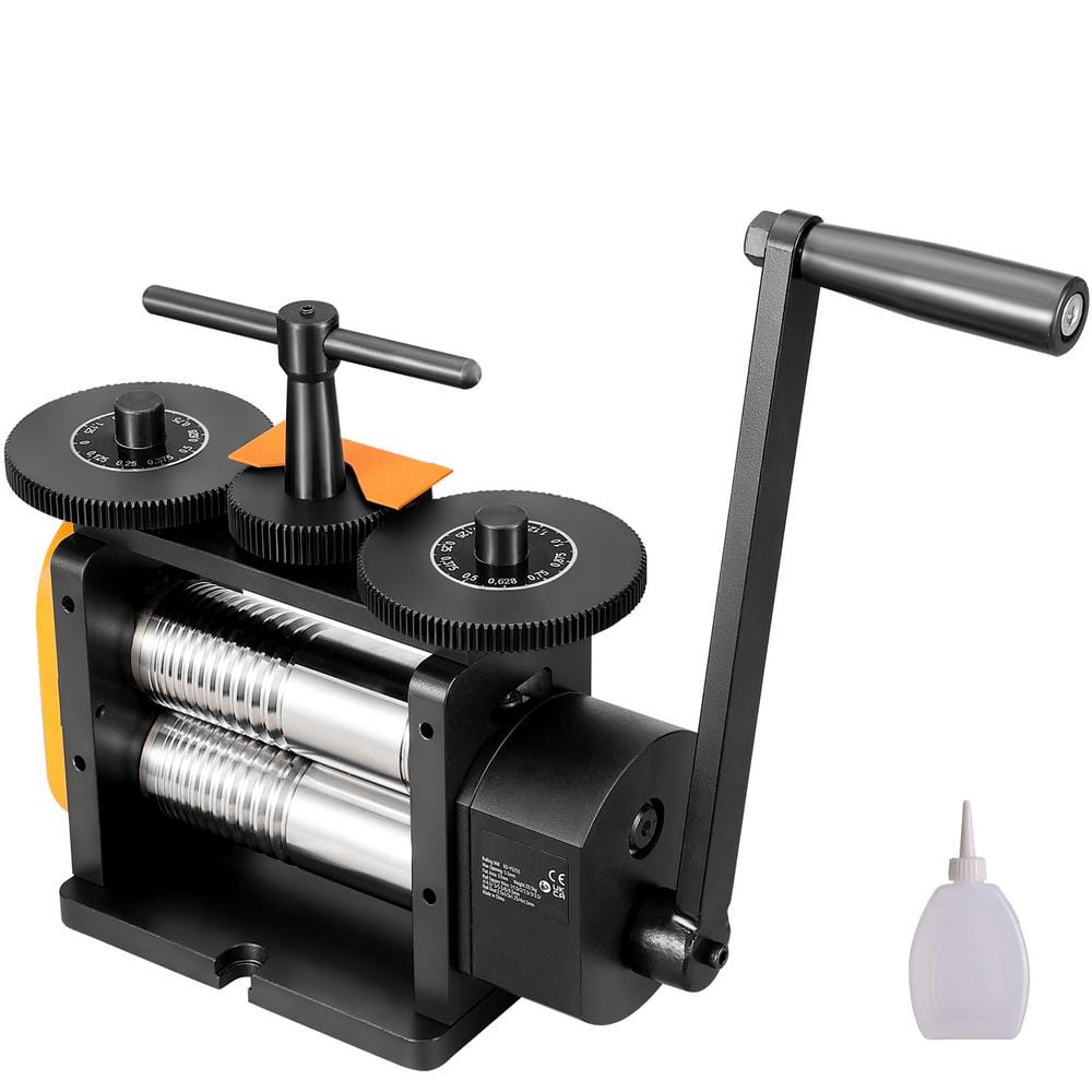 Rolling Mill, 2. 24in. (57 mm) Jewelry Rolling Mill Machine, 1:2 Gear Ratio, 3-in-1 Multi-function, 0-5.5 mm Thickness price history on PriceWatchPro