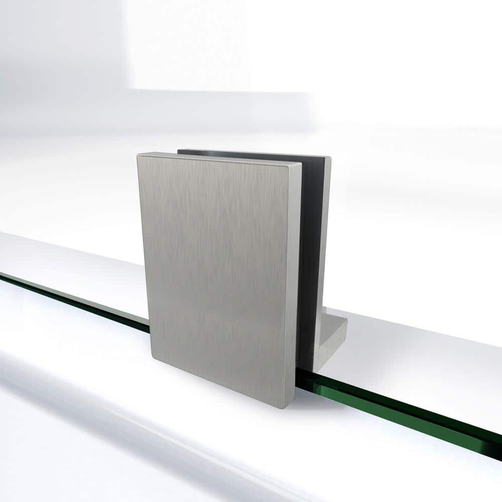 Prism Plus Frameless Neo-Angle Shower Enclosure with Distressed Bronze Hardware