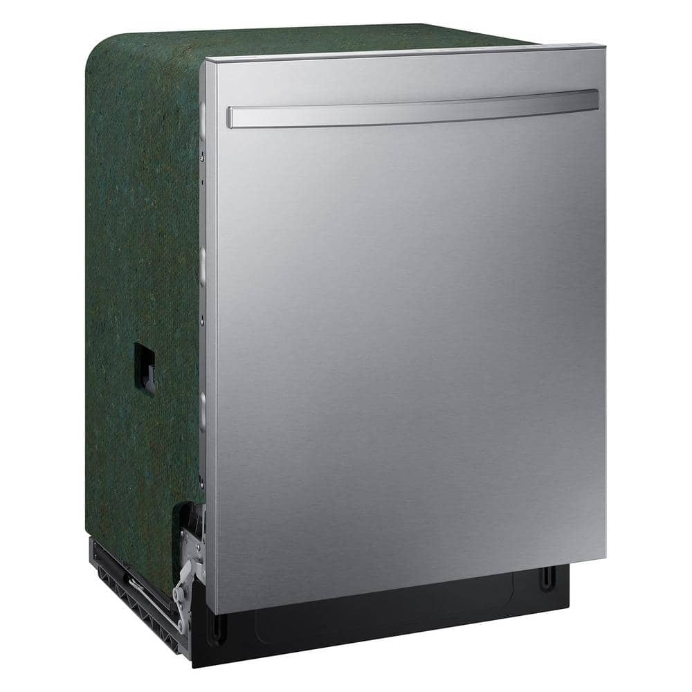 24" Stainless Steel Built-in Top Control Dishwasher with Adjustable Rack