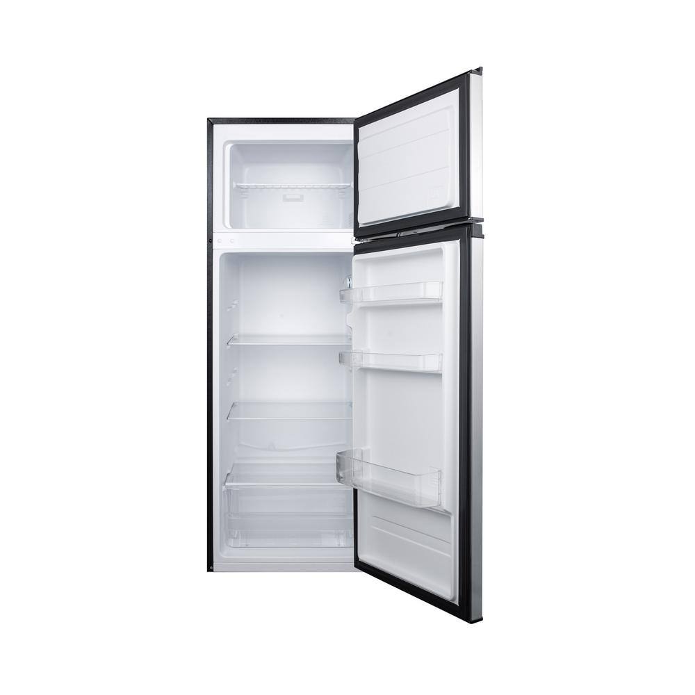 Summit 22" Stainless Steel Top Mount Refrigerator-Freezer