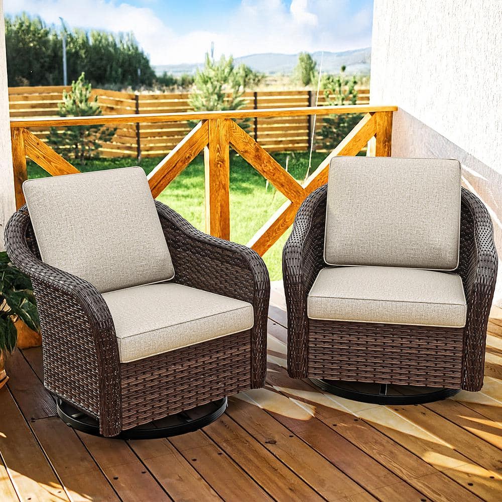 Swivel Mosaic Outdoor Rocking Chair Mosaic Oversize Sling Stack