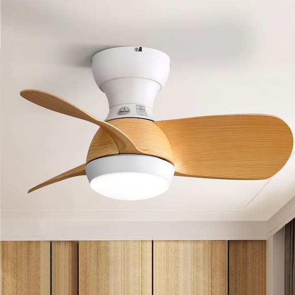 23 in. Indoor/Outdoor Small Modern Ceiling Fan with 6-Speed DC Remote Control for Kitchen Dining Room Bedroom