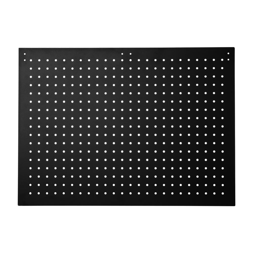 National Public Seating 19 in. H x 26 in. W Black Peg Boards (2-Piece per Box with 50 Hooks) -  PEG30-3