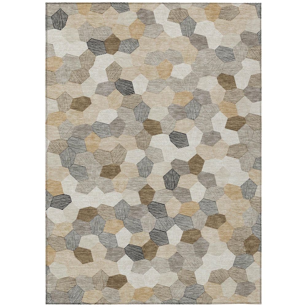 Chantille Machine Washable Indoor/Outdoor Abstract ACN2573 Beige 10 ft. x 14 ft. Area Rug price history on PriceWatchPro