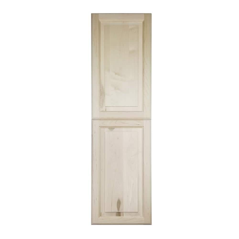 15.5 in. W x 65 in. H x 3.5 in. D Cutlass Raised Panel Clear Recessed Solid Wood Medicine Cabinet without Mirror price history on PriceWatchPro