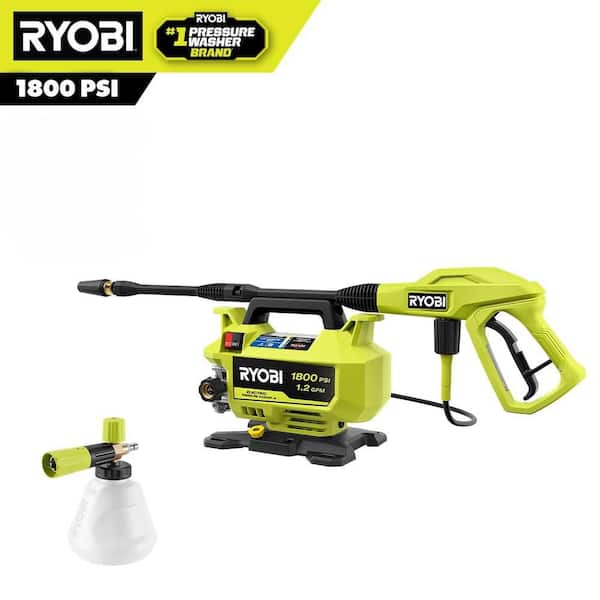 1800 PSI 1.2 GPM Cold Water Corded Electric Pressure Washer with Premium Foamer