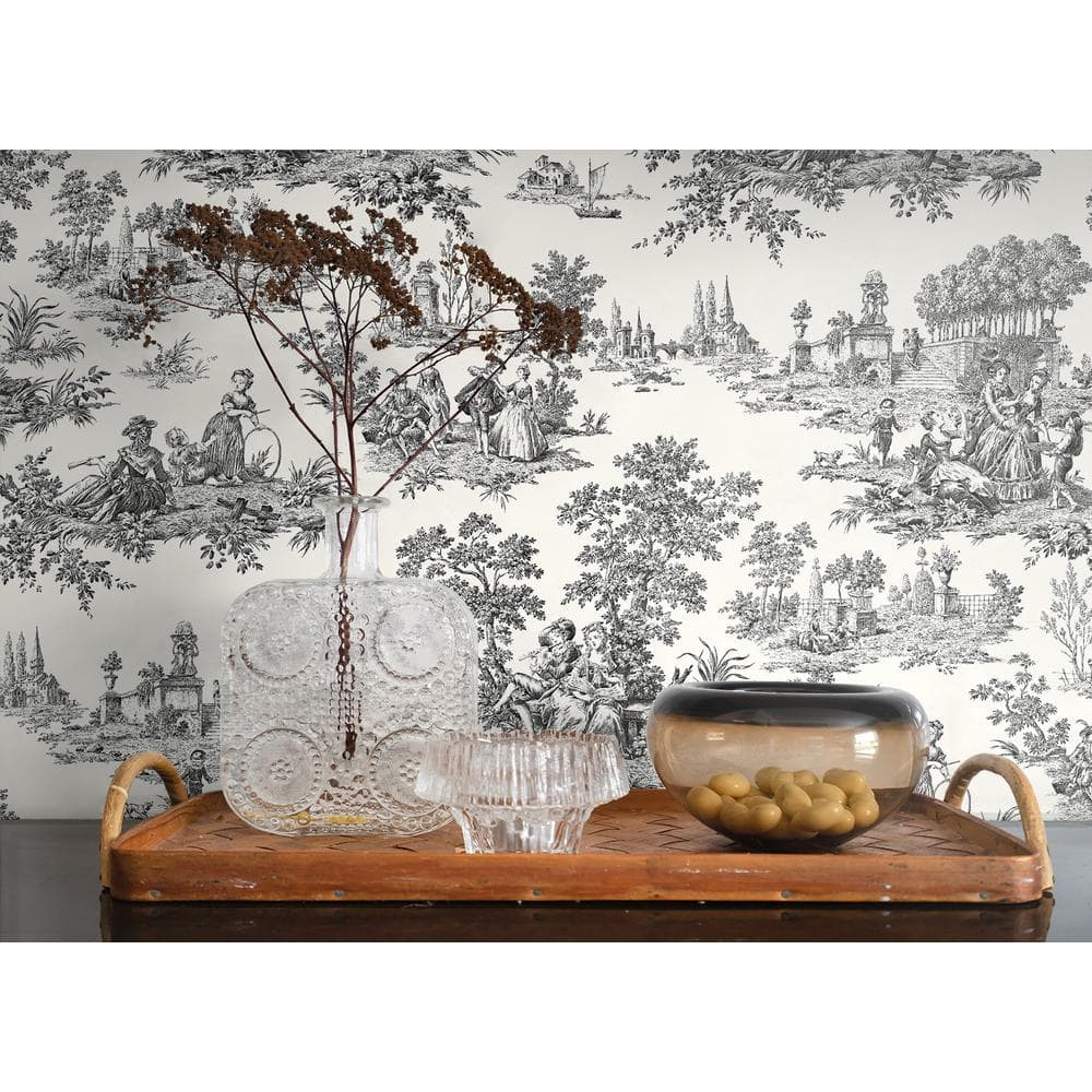 Inkwell French Countryside Peel and Stick Vinyl Wallpaper