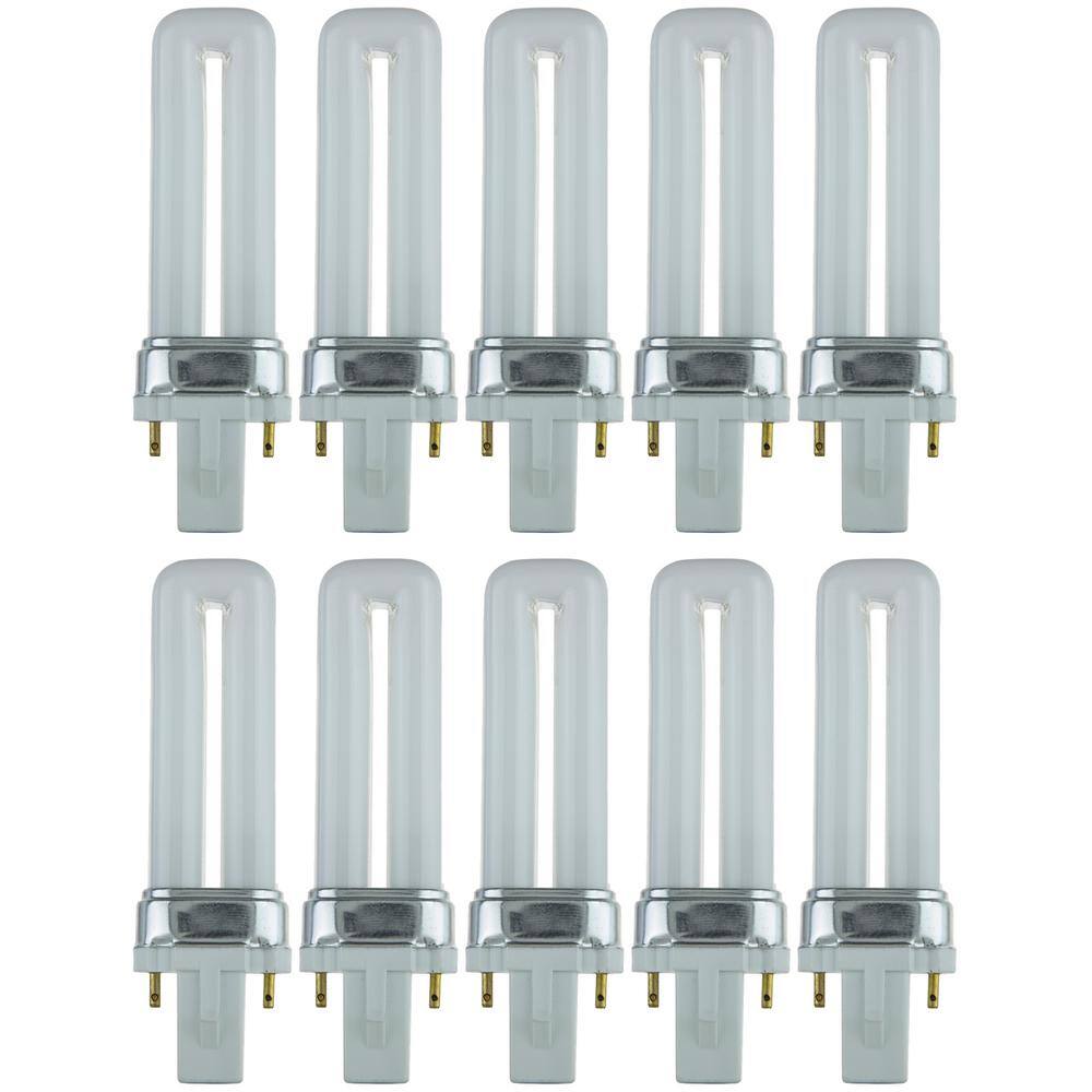 Sunlite 35-Watt Equivalent PL U-Shaped Plug-In G23 2-Pin Base CFL Light ...