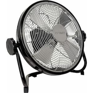 12 in. Rechargable Operated Utility Fan Air Circulator
