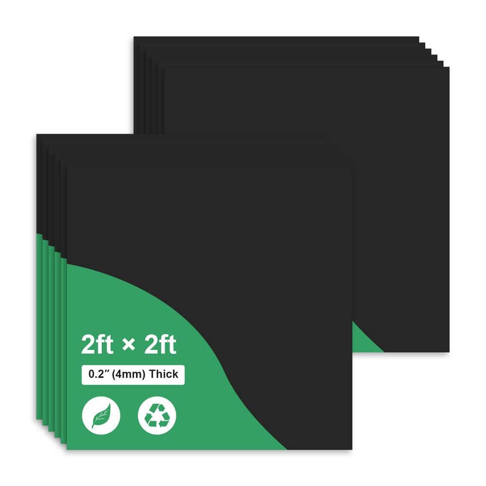 Black 2 x 2 ft. Decorative Smooth Waterproof and Fire-Rated Ceiling Tile 48 sq. ft. / case(12 Piece Tiles) price history on PriceWatchPro