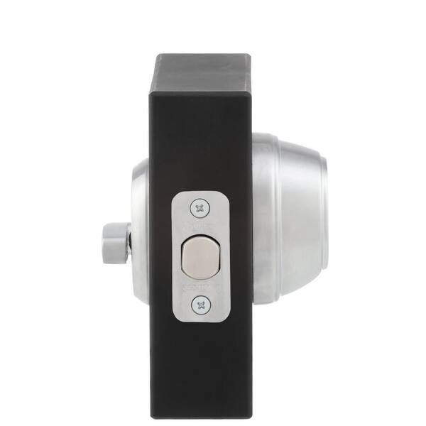 Kwikset 816 26D SMT RCAL RCS Satin Chrome Single-Cylinder Deadbolt With SmartKey 