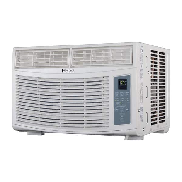 Haier 6 000 Btu Energy Star Window Air Conditioner With Remote Esa406r The Home Depot