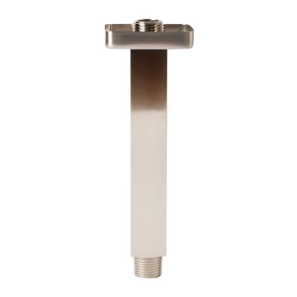 ALFI BRAND 6 in. Wall Mount Shower Arm in Brushed Nickel