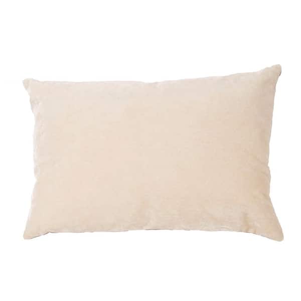Jaipur Living Luxe Wood Ash Solid Down 16 in. x 16 in. Throw Pillow