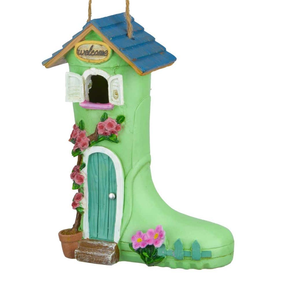 6 x 9 in. Resin Hanging Decorative Rain Boot Birdhouse for Wild Bird for Home Garden Decor price history on PriceWatchPro