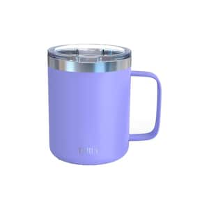 Vacuum 12 oz. Matte Lavender Insulated Stainless Steel Coffee Mug with Spill Proof