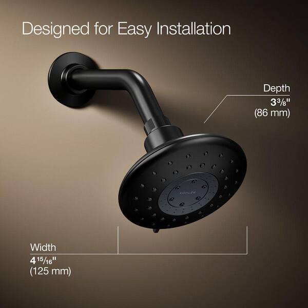 KOHLER Daisyfield 6-Spray Patterns 1.75 GPM 4.9375 in. Wall Mount