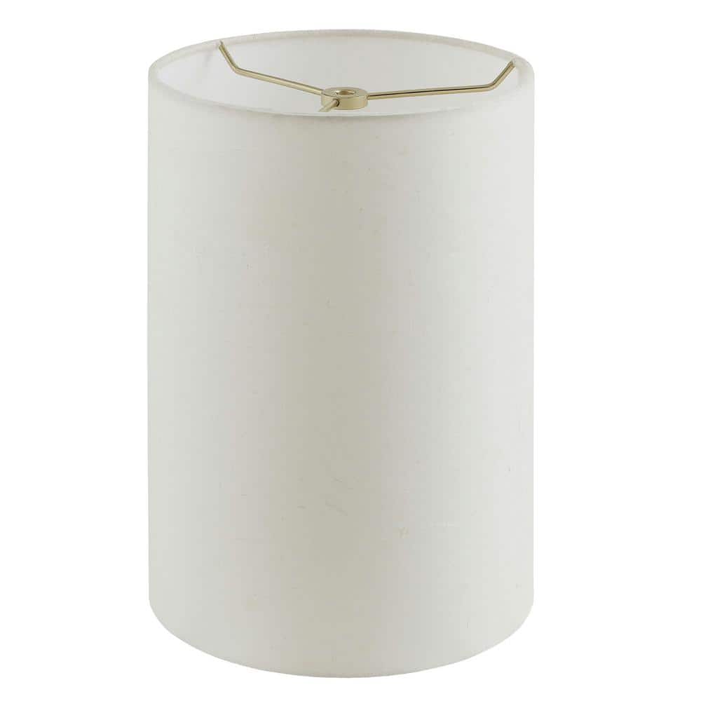 Off-White Dragon Paper Drum Lamp Shade, 8" x 11"