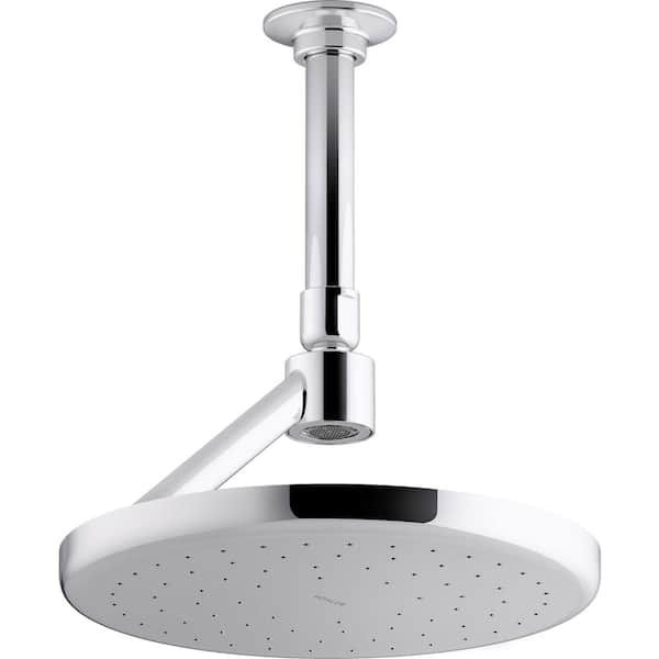 Kohler Statement 1 Spray Patterns With 25 Gpm 8875 In Ceiling Mount Fixed Shower Head In 8542