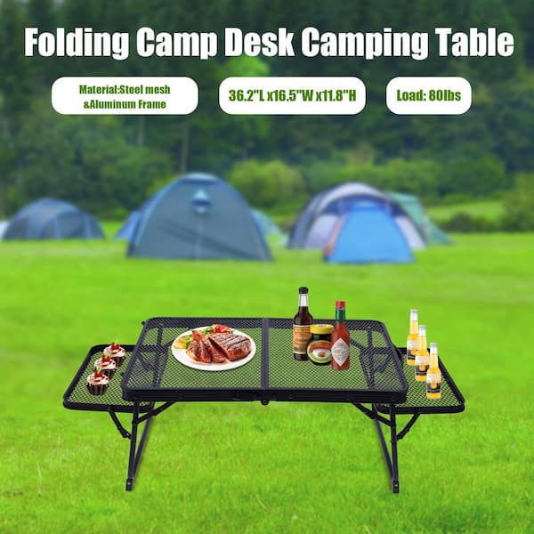 テーブル・チェア・ハンモック CAMPGEEKS Ms-system UNIT/2.5 0.5 1UNIT PHI VILLA Blue Low Collapsible Camping Chair With Mat And