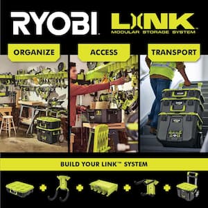 LINK Rolling Tool Box with LINK Standard Tool Box and LINK Tool Crate